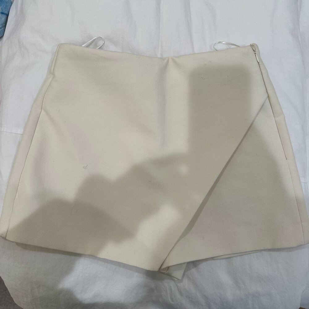 Cream Zara Crossover Skort